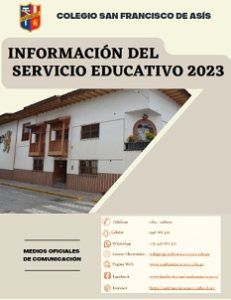 Información del Servicio Educativo 2023